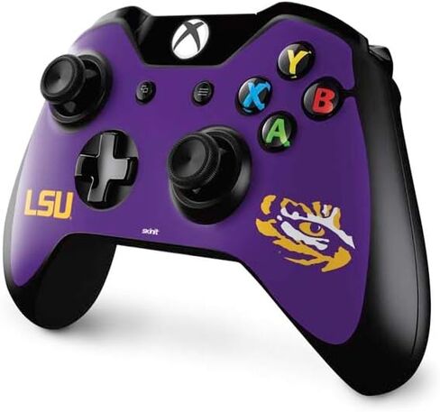 Skinit Decal Gaming Skin Compatible with Xbox One Controller - Officially Licensed LSU Tiger Eye Logo Design in Saudi Arabia