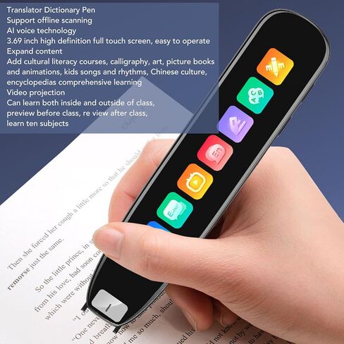 WALFRONT Offline Scanning, Enriched Learning, HD Touch Screen Translator Pen, Clear Display, Premium Design for Educational, Cultural, and Visual Learning in Saudi Arabia