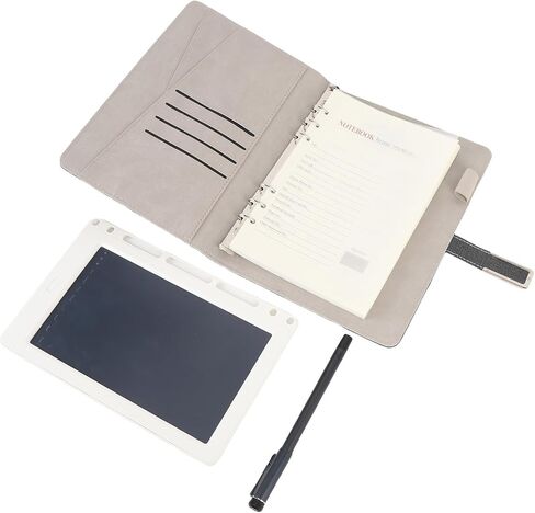 GOWENIC Digital Smart Pen Notebook Set, 360° Writing Real Time Synchronization Digital Notebook with Smart Pen OCR Text Recognition with Offline Storage for Phones Tablets (Black) in Saudi Arabia