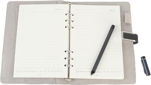 GOWENIC Digital Smart Pen Notebook Set, 360° Writing Real Time Synchronization Digital Notebook with Smart Pen OCR Text Recognition with Offline Storage for Phones Tablets (Black) in Saudi Arabia