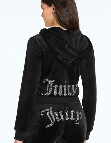 Juicy Couture Bling Track Jacket Liquorice 1 LG (US 10-12) in Saudi Arabia