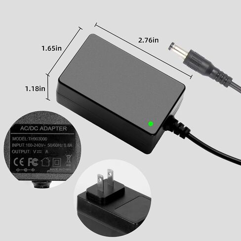 25.2V 1A DC/ACAdapter Compatible with Segway Ninebo Zing E8 E10 E12 C2 Pro C8 C9 C10 C15 C20 21.6V Li-ion Battery Kids Electric Scooter Charger Hoverboard in Saudi Arabia