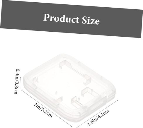 24pcs Memory Card Holder Case for Cards Storage Box with Lid Portable Organizer for Photographers and Gamers in Kuwait