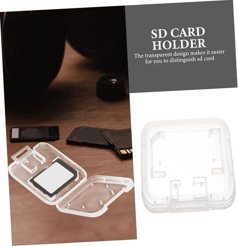 24pcs Memory Card Holder Case for Cards Storage Box with Lid Portable Organizer for Photographers and Gamers in Kuwait