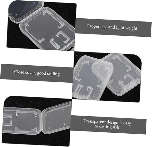24pcs Memory Card Holder Case for Cards Storage Box with Lid Portable Organizer for Photographers and Gamers in Kuwait