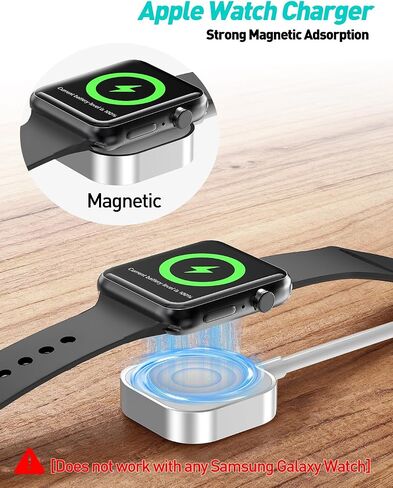 Retractable Apple Watch Charger - 100W 4 in 1 Retractable Charging Cable with USB-C, Lightning, Micro USB & Apple Watch Charger for iWatch/iPhone 17/16/15/14/13/12/Android/iPad/Tablet/Laptop, White in Saudi Arabia