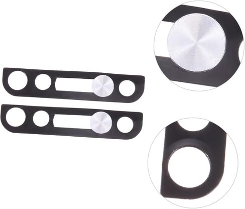 2Pcs Camera Privacy Protection Cover Sliding Lens Cover Compatible with Phone Cameras Simple Design for Enhanced Privacy and Security Silver in Saudi Arabia