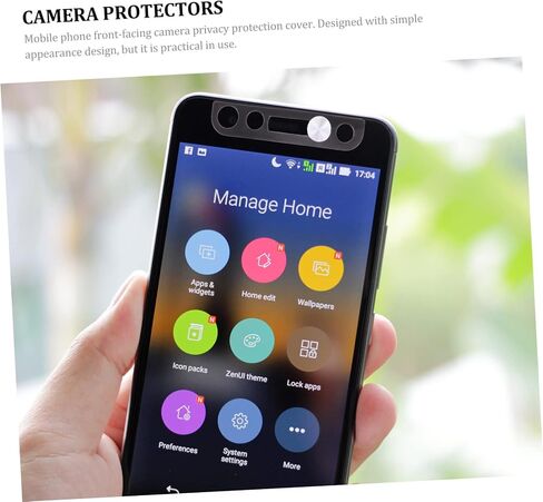 STOBOK 2Pcs Front Facing Camera Privacy Cover Easy Installation Durable Adhesive Protection for Webcam Privacy and Security in Saudi Arabia