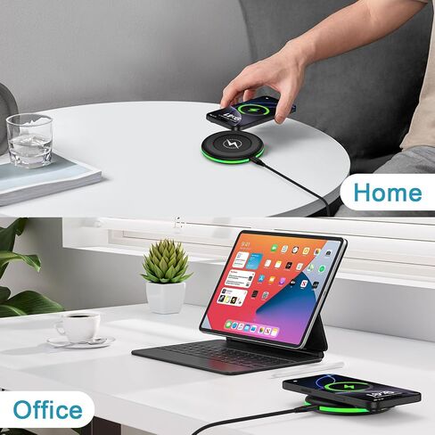 شاحن Android اللاسلكي Samsung Z Flip7 Z Fold7 شاحن لاسلكي سريع الشحن لجهاز Samsung Galaxy S25 Edge S24 Ultra S23 S22 S21، حصيرة شحن لاسلكية 15 وات لهاتف iPhone 17 16e 16 15، Pixel 10 9a 9 in Kuwait