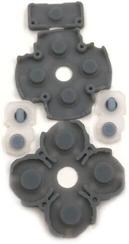 حزمة لمنصات الأزرار المطاطية PS5، وسادات السيليكون الموصلة للأزرار L R ABXY D-Pads لأجزاء إصلاح وحدة التحكم PS5 (لـ V1.0) in Saudi Arabia