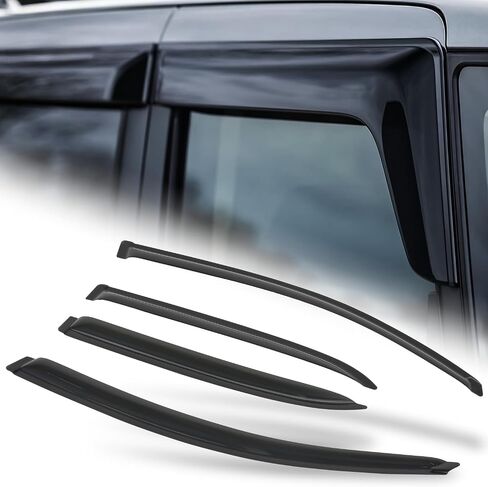 M-AUTO Outside Mount Window ، متوافق مع 2010-2017 CHEVY Exhinox ، Shap-On Rain Guards Shields ، 4 PCS in Saudi Arabia