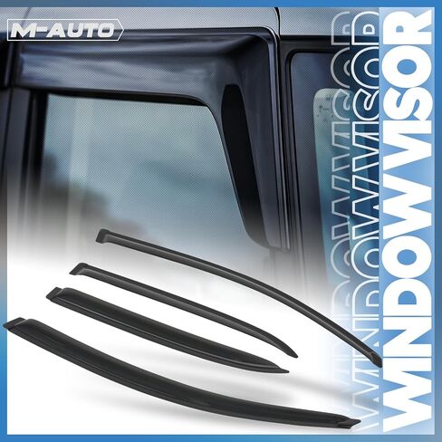 M-AUTO Outside Mount Window ، متوافق مع 2010-2017 CHEVY Exhinox ، Shap-On Rain Guards Shields ، 4 PCS in Saudi Arabia
