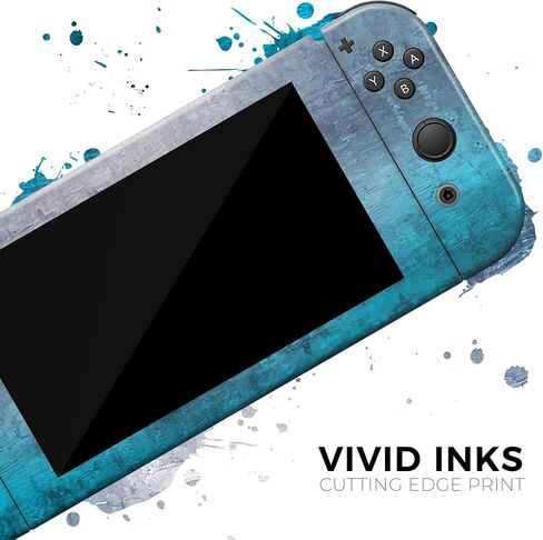 Design Skinz - Compatible with Nintendo Switch OLED Console + Joy-Con - Skin Decal Protective Scratch-Resistant Removable Vinyl Wrap Cover - Abstract Oil Painting in Saudi Arabia