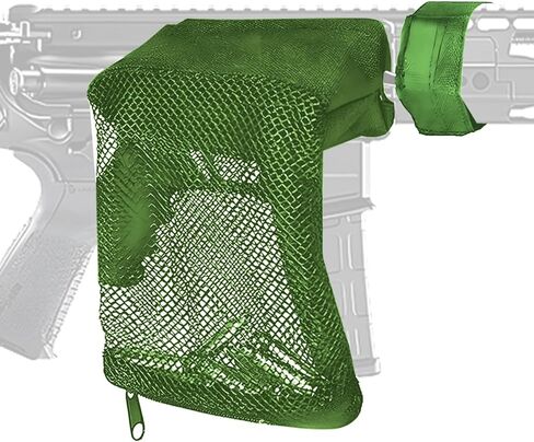 Brass Shell Catcher & Tactical Brass Catcher – Heat-Resistant Nylon Mesh Cartridge Collector with Zippered Bottom, Quick Release for Rifle Range Shooting in Kuwait