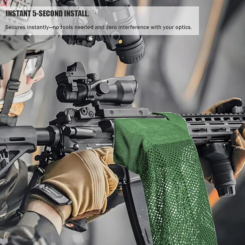 Brass Shell Catcher & Tactical Brass Catcher – Heat-Resistant Nylon Mesh Cartridge Collector with Zippered Bottom, Quick Release for Rifle Range Shooting in Kuwait