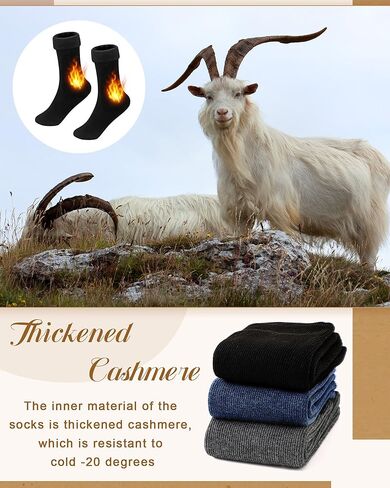 72 Pairs Thermal Socks Bulk Socks Thick Winter Socks Unisex One Size Socks for Men Women Homeless Care Package, Black in Saudi Arabia