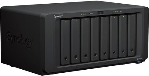 Synology DiskStation DS1823xs+ NAS Server with Ryzen 3.35GHz CPU, 32GB Memory, 80TB HDD Storage, 1TB M.2 NVMe SSD, 1 x 10GbE LAN Port, DSM Operating System in Saudi Arabia
