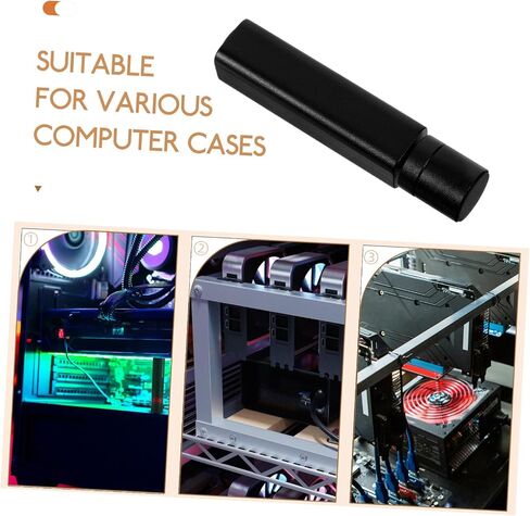 Sag GPU Support Bracket with Magnetic Base Sturdy Graphics Card Stand for Gaming Prevents GPU Sagging and Enhances Cooling Efficiency Black Video Card Brace in Saudi Arabia