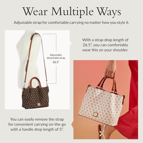 Dooney & Bourke Handbag, Gretta Brenna Satchel in Saudi Arabia