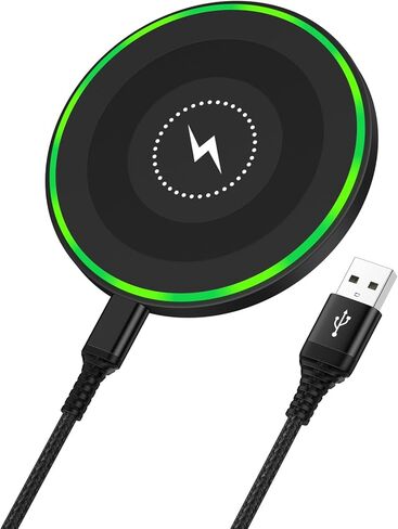 Pixel 10 Pro Wireless Charger,15W Wireless Charging Station with USB A Adapter for Google Pixel 10 Pro XL 9 Pro XL 8 7,Android Wireless Charger Pad for Samsung Galaxy S25 FE S25 Ultra S24 FE S24 Ultra in Kuwait