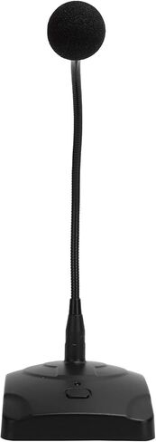 SUNGOOYUE Professional Gooseneck Conference Microphone, XLR Wired Omnidirectional, 5m Cable, Capacitive with Metal Neck for Gaming, Meetings, Karaoke in Saudi Arabia