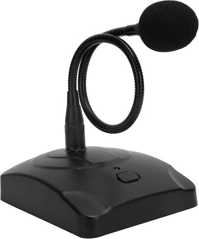 SUNGOOYUE Professional Gooseneck Conference Microphone, XLR Wired Omnidirectional, 5m Cable, Capacitive with Metal Neck for Gaming, Meetings, Karaoke in Saudi Arabia