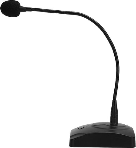SUNGOOYUE Professional Gooseneck Conference Microphone, XLR Wired Omnidirectional, 5m Cable, Capacitive with Metal Neck for Gaming, Meetings, Karaoke in Saudi Arabia