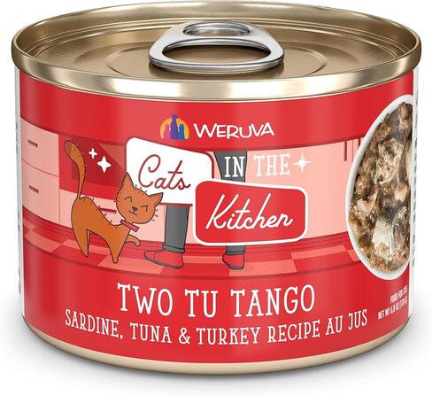علب طعام القطط الرطب والخالي من الحبوب كاتس إن ذا كيتشن من ويروفا, 6-Ounce Can (Pack of 24) in Saudi Arabia