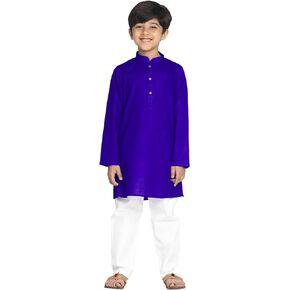 Chandrakala Kids Kurta Pyjama Set for Boys Indian Traditional Party Wear Bollywood Style Wedding Dress, (KK101)