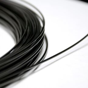 1 Foot Nitinol shape memory heat activated pre-trained wire (2.0mm 40C (12ga 104F))