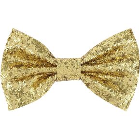 KALIONE Sequin Bow Ties Bowtie for Men, Adjustable Men's Pre-Tied Bow Tie, Sparkling Glitter Bowtie