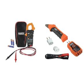 Klein Tools CL120 Digital Clamp Meter, Auto-Ranging 400 Amp AC, AC/DC Voltage, Resistance, Continuity, Non-Contact Voltage Tester Detection