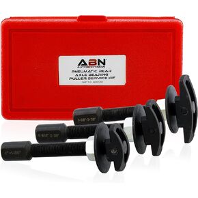 ABN Pneumatic SAE Standard Rear Axle Bearing Puller 3-Piece Service Set – Domestic Car Vehicle Bearings Removal Tool Kit