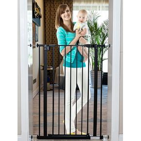 Kinfant 41-Inch Extra Tall Walk Thru Baby Gate,Bonus Kit, Includes 6-Inch Extension Kit, 4 Pack Pressure Mount Kit and 4 Pack Wall Cups and Mounting Kit