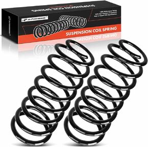 A-Premium 2PCS Front Suspension Coil Spring Set Compatible with Jeep Wrangler 2000-2006 L6 4.0L, TJ 2000-2005 L6 4.0L, Replace# 52060130AA, 52088126
