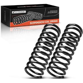 A-Premium 2Pcs Front Suspension Coil Spring Set Compatible with Chevrolet Camaro 1968-1969, Nova 1972, Bel Air, One-Fifty Series, Sedan Delivery, Two-Ten Series 1955-1957, Del Ray 1957 & Buick Special