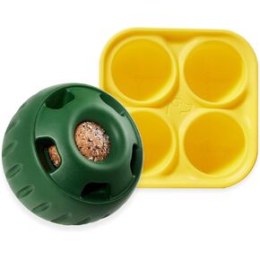 WOOF Pupsicle and Treat Tray - Long-Lasting Fillable Treat Toy and Silicone Molds for Dog Treats - Reusable, Dishwasher Safe - For Large Dogs 25-75 lbs