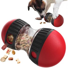 KONOATOR Dog Toy Treat Dispenser - Irregular Rolling Design, Bite-Resistant, Unleash Fun & Treats