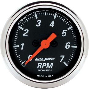AUTO METER 1477 Designer Black Dash Electric Tachometer, 2.3125 in.