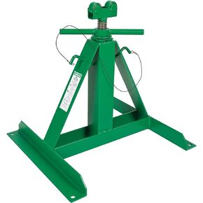 Greenlee Adjustable Reel Stand, 54 In Max Height, Green
