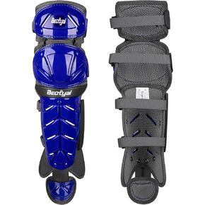 Beutyal Baseball Softball Catcher Leg Guards Shin Guards for Youth 12" Length