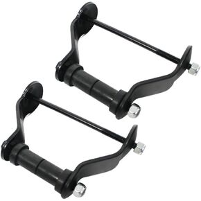 IBESTWOLF 2PCS Rear Leaf Spring Shackle Kit Pair Set LH & RH for 2001-2007 Chrysler Dodge 722-080