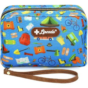 Travel First Aid Kit for Kids, 143 Pieces All-Purpose Emergency First Aid Kit for Home, Car, Diaper Bag, Camping & Hiking