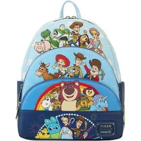 Loungefly Pixar Toy Story Movie Collab Triple Pocket Mini Backpack