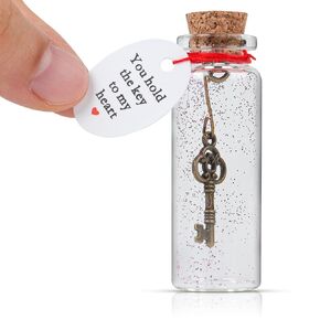 Valentine's Day Gifts, Handmade Romantic Gifts for Him Her,Anniversary Gifts for Women,Wife,Husband- I Love You Gifts to Boyfriend Girlfriend Key to My Heart.