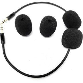 TNE 2-Pack Replacement Game Mics 3.5mm Microphone Boom for Turtle Beach Ear Force XO Four Recon 50 50x 60p Xbox One PS4 Nintendo Computer PC Gaming Headsets