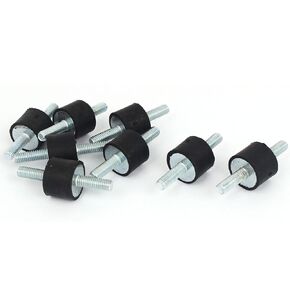 uxcell M6 Thread 20x15mm Rubber Shock Absorber Vibration Isolator Mounts (Pack of 8)