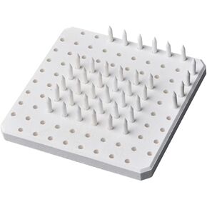 EXCEART 60pcs Kiln Mat Kiln Stilts Clay Firing Kiln Cone Support Nails DIY Tools Ceramics Tools Kiln Cone Nails Carassosories Clay Sculpture Tools White Crafts Silica Furniture