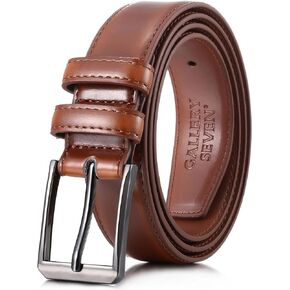 GALLERY SEVEN Belts for Men - Genuine Leather Casual Dress Belt