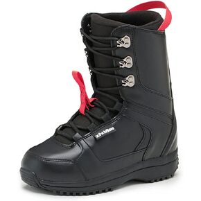 Matrix Junior 580 Linerless Waterproof Insulated Snowboard Boots, Black/Red, 7 in Kuwait